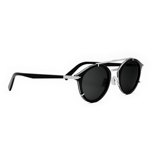 DIOR DiorBlackSuit R7U men Black Round Sunglasses