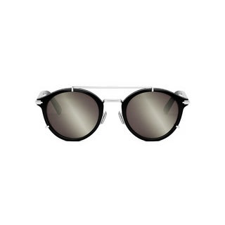 DIOR DiorBlackSuit R7U men Black Round Sunglasses