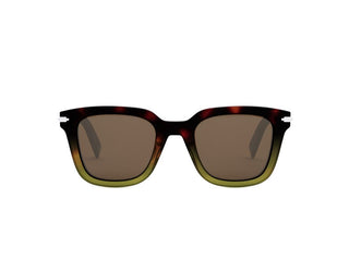 DIOR DiorBlackSuit S10I men Havana Geometric Sunglasses