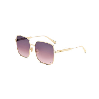 DIOR DiorCannage S1U women Gold Squared Sunglasses