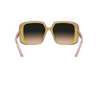 DIOR DiorHighlight S3F women Yellow Squared Sunglasses