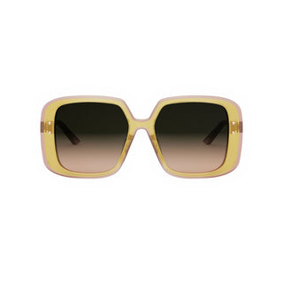 DIOR DiorHighlight S3F women Yellow Squared Sunglasses