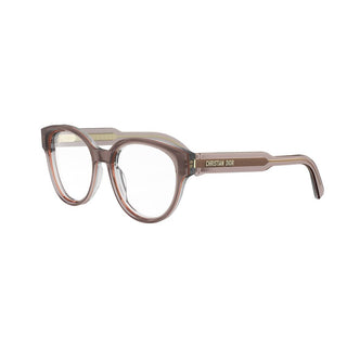 DIOR DiorPrismeO R1I women Brown Round Eyeglasses