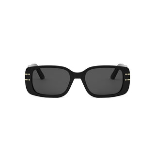 DIOR DiorSignature S12I women Black Rectangle Sunglasses