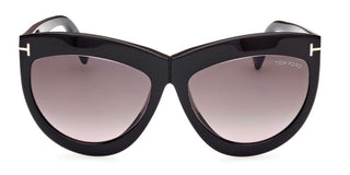 Tom Ford DORIS FT 1112 women Black Cat Eye Sunglasses