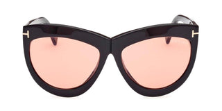 Tom Ford DORIS FT 1112 women Black Cat Eye Sunglasses