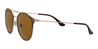 Ray-Ban DOUBLE BRIDGE RB 3546 unisex Havana Round Sunglasses