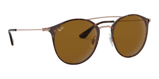 Ray-Ban DOUBLE BRIDGE RB 3546 unisex Havana Round Sunglasses