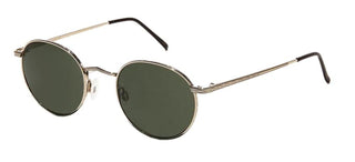 Moscot Dov Sun Unisex Gold Round Sunglasses