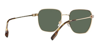 Burberry DREW BE 3142 men Gold Squared Sunglasses