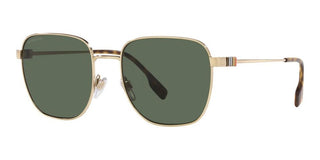 Burberry DREW BE 3142 men Gold Squared Sunglasses