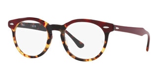 Ray-Ban EAGLEEYE RX 5598 unisex Red Geometric Eyeglasses