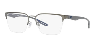 Emporio Armani EA 1137 men Ruthenium Geometric Eyeglasses