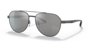 Emporio Armani EA 2129D men Grey Pilot Sunglasses