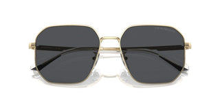 Emporio Armani EA 2154D men Gold Pilot Sunglasses