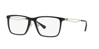 Emporio Armani EA 3214D men Black Rectangle Eyeglasses