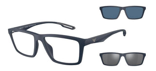 Emporio Armani EA 4189U men Blue Geometric Sunglasses