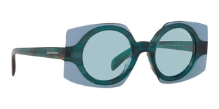 Emporio Armani EA 4207 women Blue Geometric Sunglasses