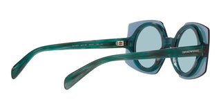 Emporio Armani EA 4207 women Blue Geometric Sunglasses