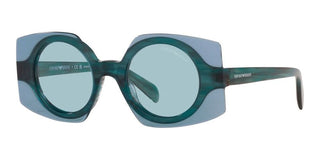 Emporio Armani EA 4207 women Blue Geometric Sunglasses