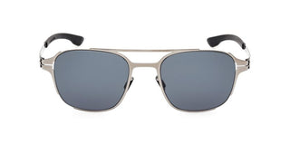 ic!berlin EDEN IC0004 unisex Silver Pilot Sunglasses