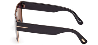 Tom Ford EDWIN FT 1073 unisex Black Squared Sunglasses