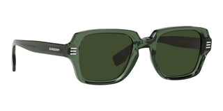 Burberry ELDON BE 4349 men Green Rectangle Sunglasses