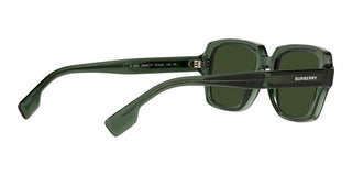 Burberry ELDON BE 4349 men Green Rectangle Sunglasses