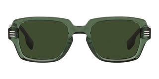 Burberry ELDON BE 4349 men Green Rectangle Sunglasses