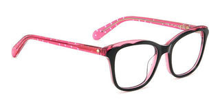 Kate Spade ELODIE unisex Black Geometric Eyeglasses