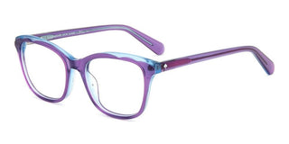 Kate Spade ELODIE unisex Violet Geometric Eyeglasses