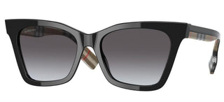 Burberry ELSA BE 4346 women Black Cat Eye Sunglasses