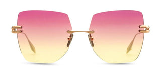 Dita EMBRA unisex Rose gold Squared Sunglasses