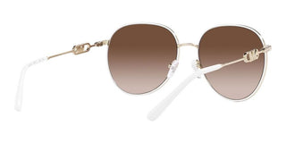 Michael Kors EMPIRE MK 1128J women White Pilot Sunglasses