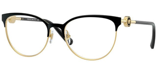 Versace ENAMEL MEDUSA VE 1271 women Black Cat Eye Eyeglasses