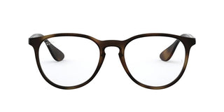 Ray-Ban ERIKA RX 7046 unisex Havana Round Eyeglasses