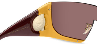 Etro ETROMACARON women Yellow Shield Sunglasses