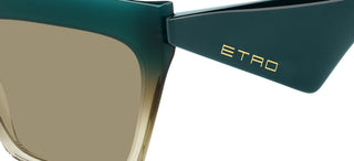 Etro ETRO 0001/S women Green Oversize Sunglasses