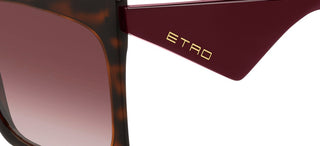 Etro ETRO 0002/S women Havana Oversize Sunglasses