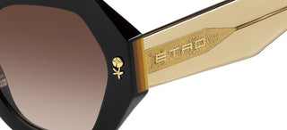 Etro ETRO 0009/S women Black Geometric Sunglasses