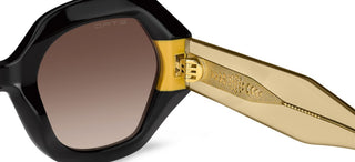 Etro ETRO 0009/S women Black Geometric Sunglasses