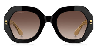 Etro ETRO 0009/S women Black Geometric Sunglasses