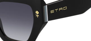 Etro ETRO 0010/S women Black Butterfly Sunglasses