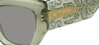 Etro ETRO 0017/S women Green Butterfly Sunglasses