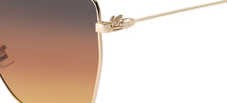 Etro ETRO 0021/S women Rose gold Butterfly Sunglasses