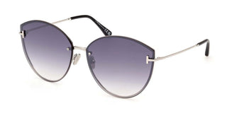 Tom Ford EVANGELINE FT 1106 women Silver Cat Eye Sunglasses