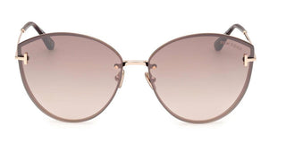 Tom Ford EVANGELINE FT 1106 women Rose gold Cat Eye Sunglasses