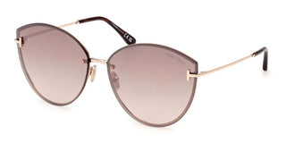 Tom Ford EVANGELINE FT 1106 women Rose gold Cat Eye Sunglasses