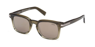 Ermenegildo Zegna EZ0230 unisex Havana Rectangle Sunglasses