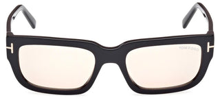 Tom Ford EZRA FT 1075 unisex Black Geometric Sunglasses